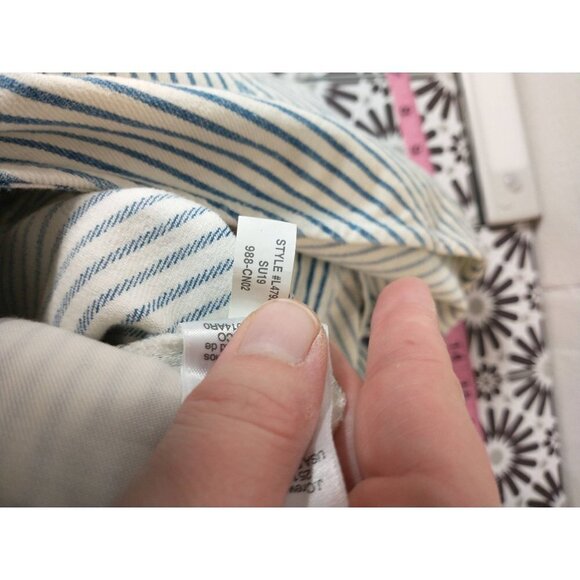 ☀️NWT Point Sur J. Crew Stripes Wide Leg Tailored Jumpsuit, size 4 - Picture 12 of 15